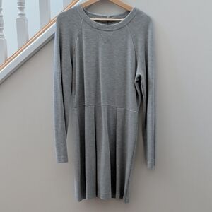 Madewell Heather Gray Knit Dress
